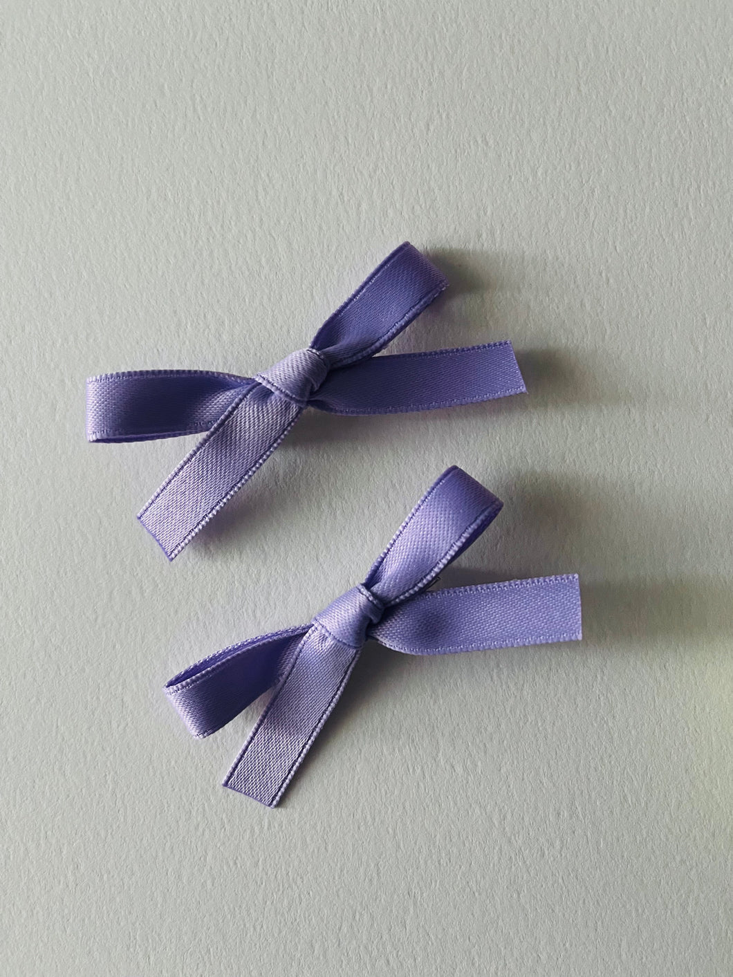 Berry Bow Clip 2-pack: Purple