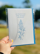 Load image into Gallery viewer, ~ A Blessing For Every Bonnet Letterpress Card ~ Sympathy card
