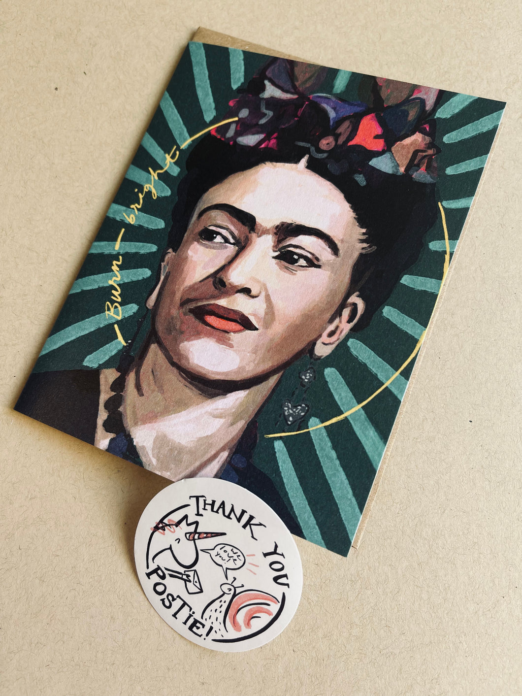 Frida - Burn Bright Card