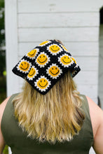 Load image into Gallery viewer, Crochet Smiley Bandana Tie
