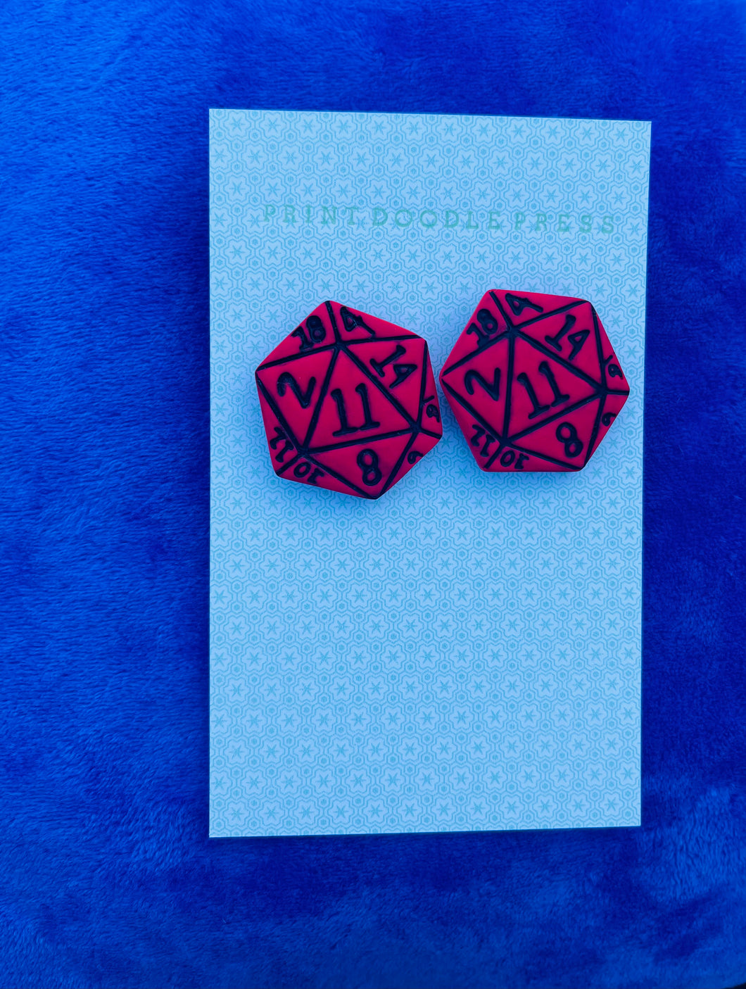 D&D Dice Studs