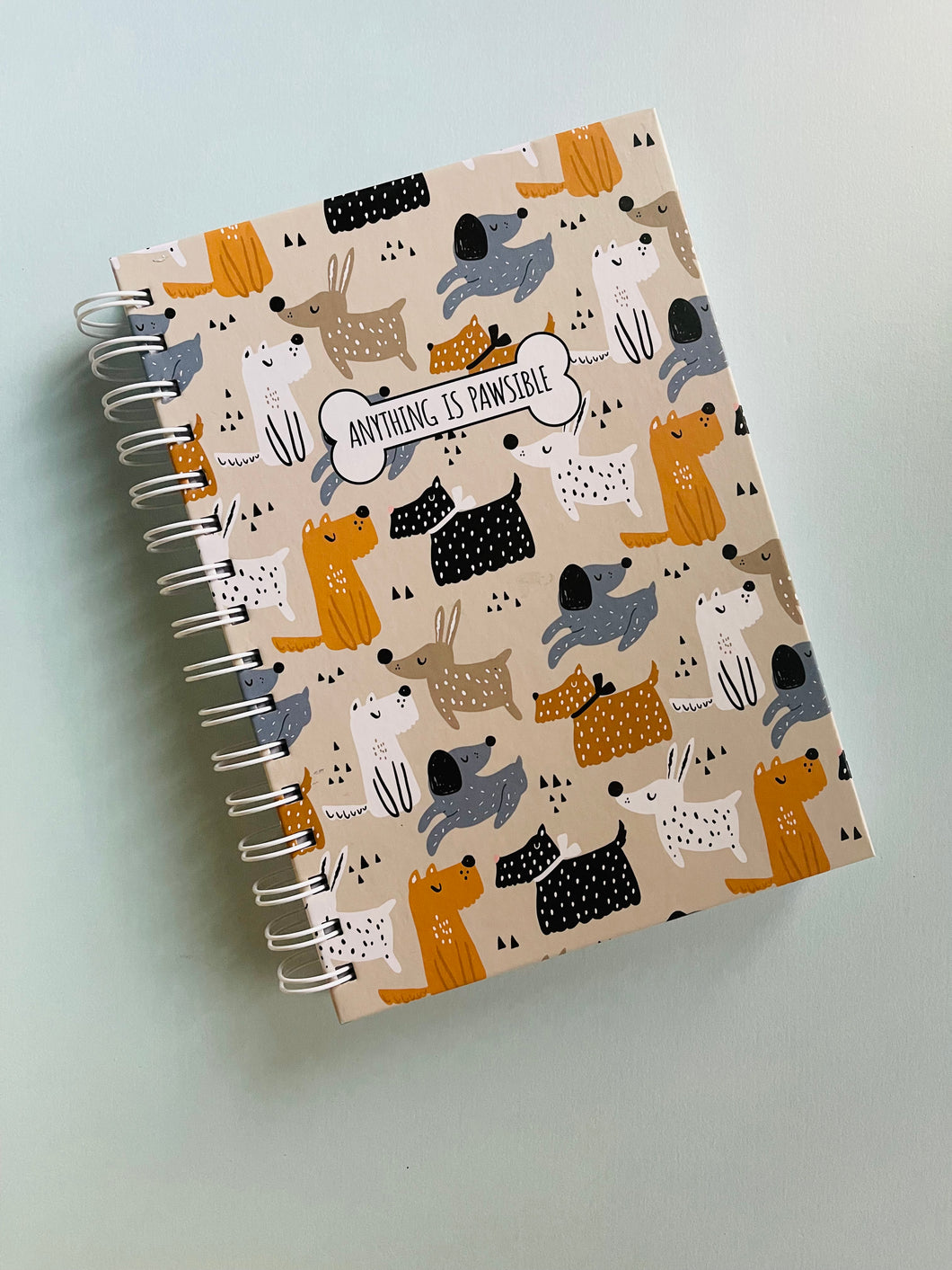 Anything is Pawsible - Spiral Notebook