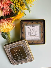 Load image into Gallery viewer, Learn to Letter: Art Deco Lettering (52 Card Pack) - Letter Instruction Cards
