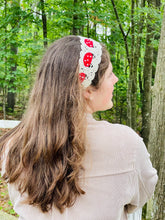 Load image into Gallery viewer, Crochet Mushroom Headband Tie
