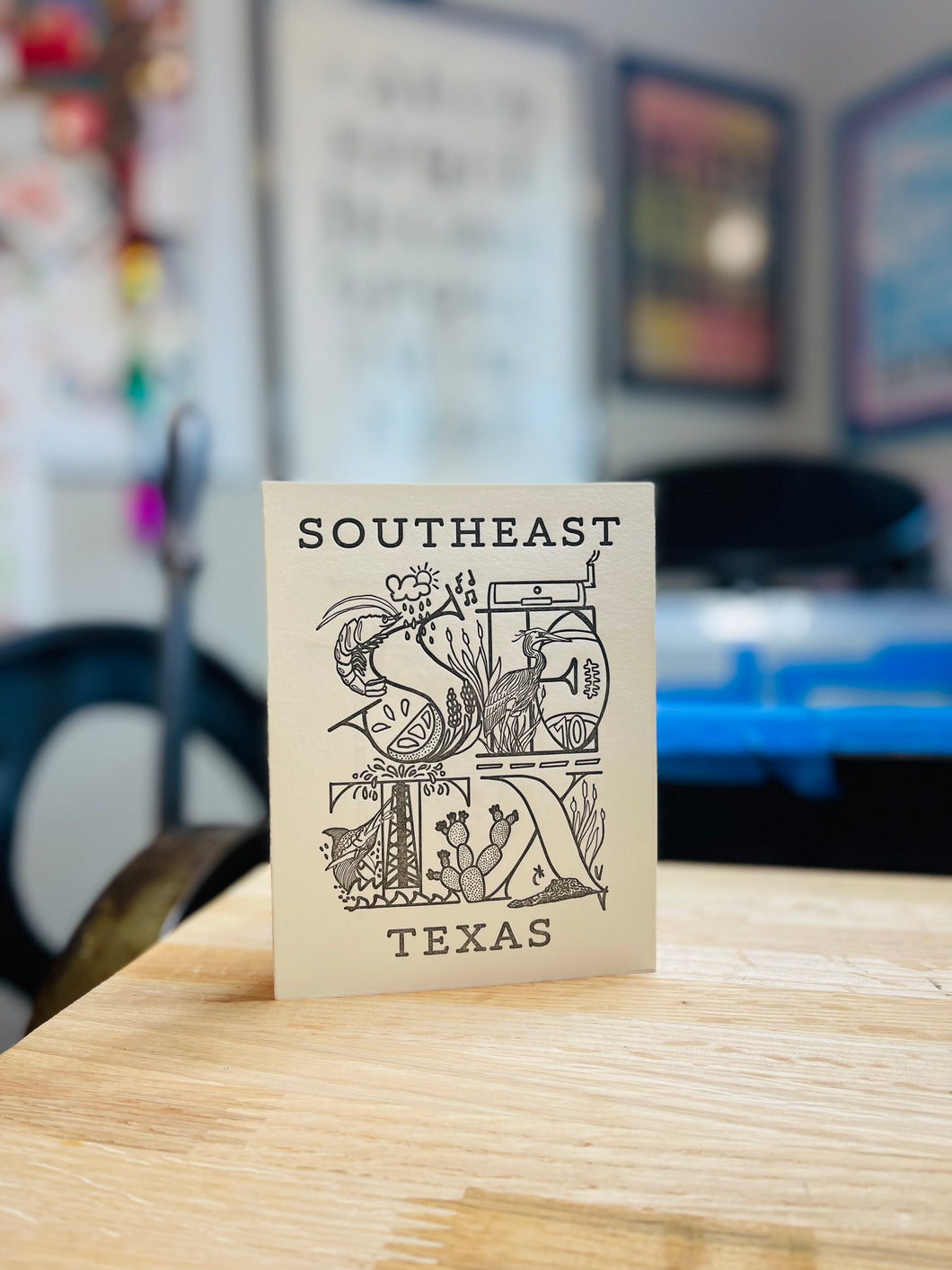 SETX Letterpress Card- Southeast Texas Series