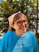 Load image into Gallery viewer, Crochet Smiley Bandana Tie
